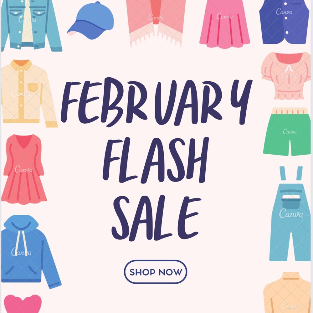 February
flash
sale